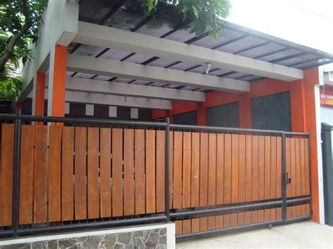 Kumpulan pagar rumah minimalis dengan desain terbaru: Pagar Kayu | Pemborong Bangunan