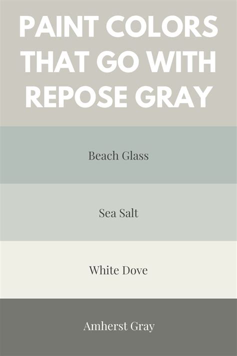 When it comes to white paint colors, white dove is rather neutral. |Sherwin Williams Repose Gray| Benjamin Moore Beach Glass ...