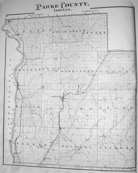 Parke County Indiana Map Map Of Rose Bowl