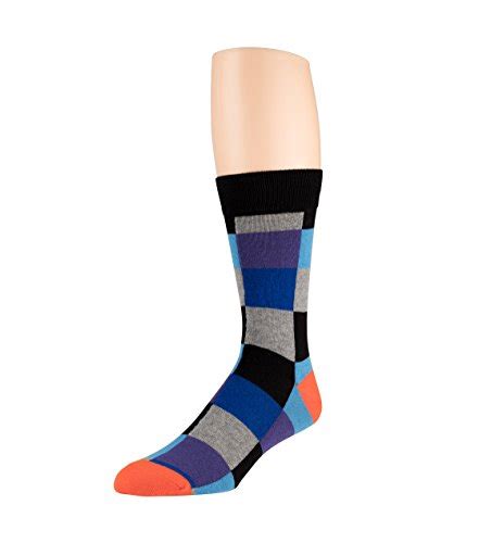 zeke men s cotton dress socks 12 pack funky colorful crew socks fashion patterned fun