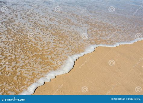 Paisagem Magnífica De Uma Praia Paradisíaca E Sua Lagoa Foto de Stock Imagem de areia deserto