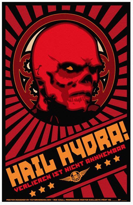 Hail Hydra Marvel Comics Superheroes Nerd Art Graphic Design Website