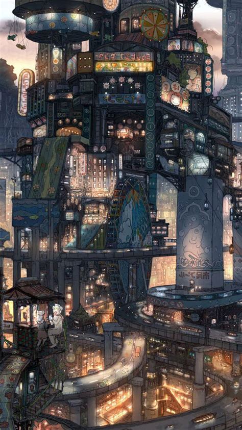 Anime Futuristic City Wallpaper Funniest
