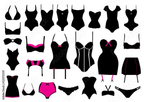 Vector Set Of Lingerie Stock Image And Royalty Free Vector Files On Pic 52075359