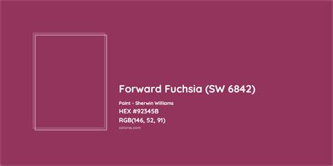 Sherwin Williams Forward Fuchsia Sw 6842 Paint Color Codes Similar