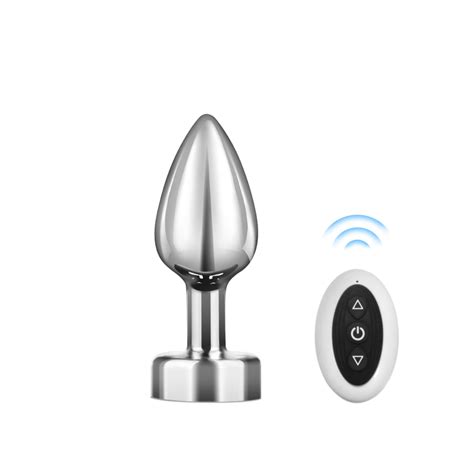 alf 7 speed remote control electric stainless steel anal plug amovibe