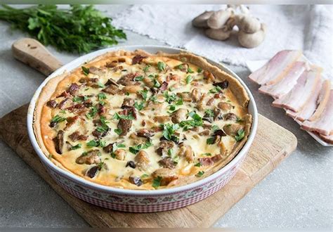 Recette Tarte Aux Champignons Facile Les Recettes De Tarte Aux