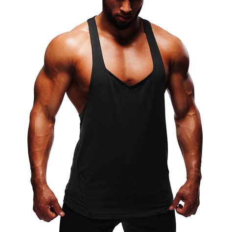 Fashion Bodybuilding Stringer Tank Top Men Fitness Vest Muscle Guys
