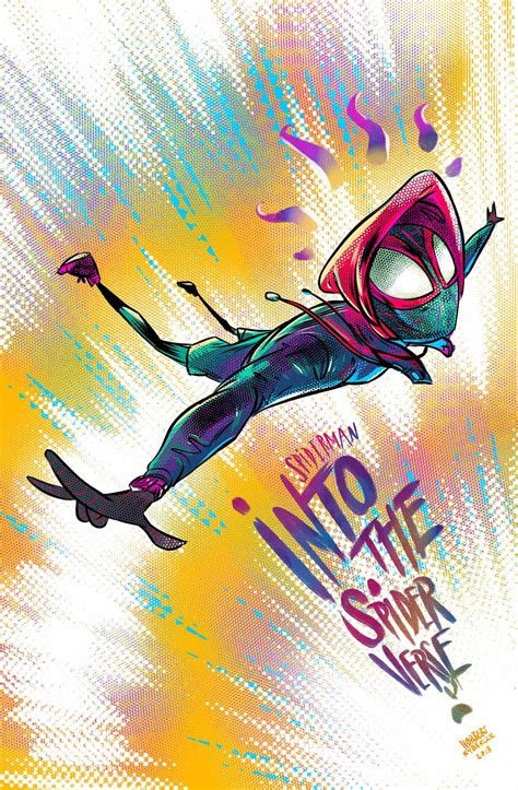 🕷️ man into the 🕷️ verse spiderman comic spiderman artwork spider verse