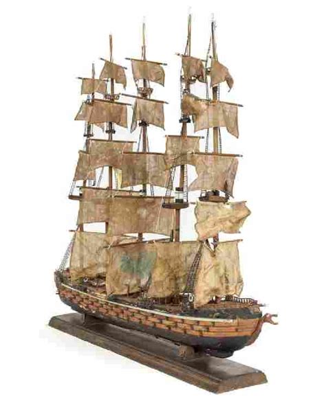 Large Wooden Model Ship Jul 29 2018 Artingstall Auctioneers 1874 In Ca