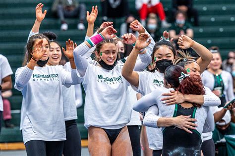 Michigan State Gymnastics Spartans End Season With A Program Record The Only Colors