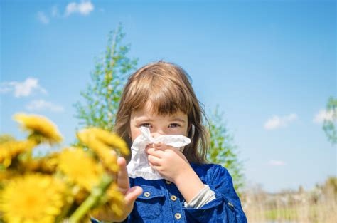 Premium Photo Seasonal Allergy In A Child