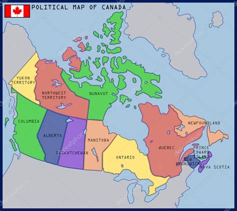 Mapa Politico De Canada Para Imprimir Mapa De Provincias Y Territorios