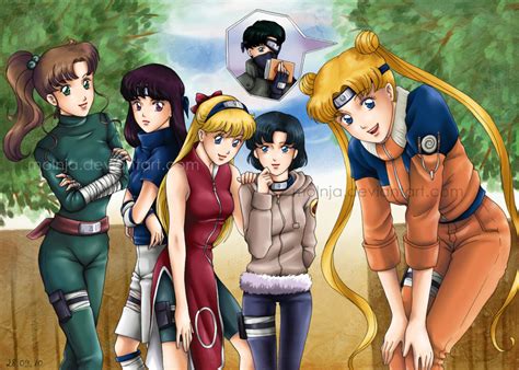 Crossover Sailor Moon Naruto By Molnja On Deviantart