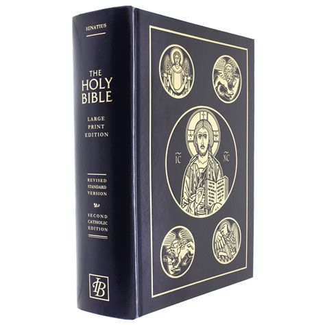 Ignatius Bible Large Print Edition Hardcover The Catholic Company