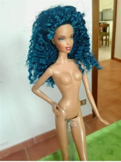 Barbie Nikki Reroot Nuda Nude Naked Model Muse Doll Collection Mattel