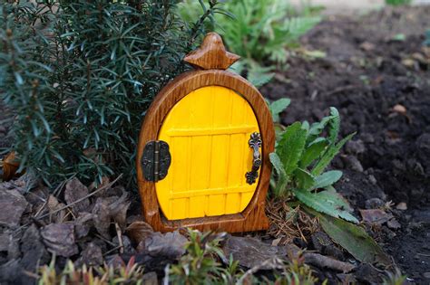 Hobbit Door Fairy Garden Door Gnome Door Elf Door Etsy Fairy Garden