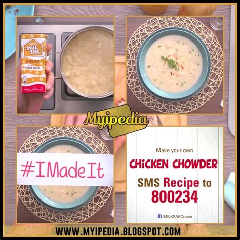 This is a creamy and flavorful asian soup loaded with chicken, pasta and vegetables. Nestle Milk Pack Cream Chicken Chowder | Myipedia | TVC ...