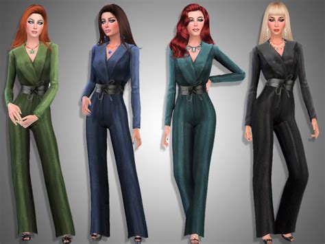 Clothing Fortuna Jumpsuit By Simalicious From The Sims Resource Sims