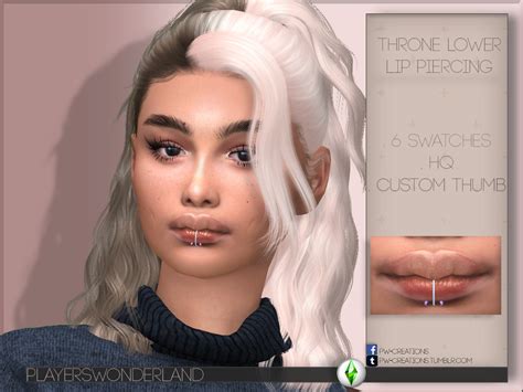 Sims 4 Mods Lip Piercing