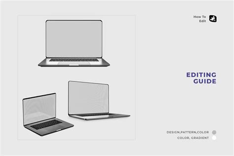 Set Of Macbook Pro Laptops Mockup Designertale