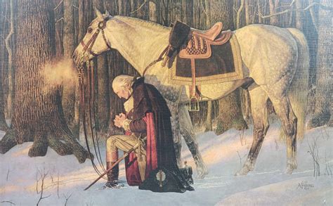 Lot Arnold Friberg The Prayer At Valley Forge Litho