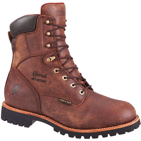 Chippewa Mens 8 In 99932 400gm Waterproof Work Boots Medium Bobs Stores