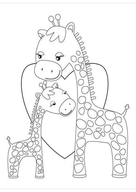 Free And Easy To Print Giraffe Coloring Pages Tulamama