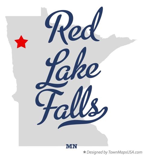 Map Of Red Lake Falls Mn Minnesota