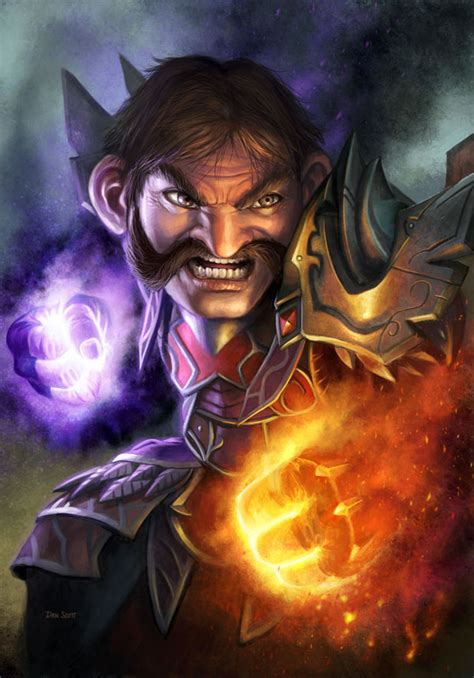 The Fantastic World Of Warcraft Illustrations Of Dan Scott