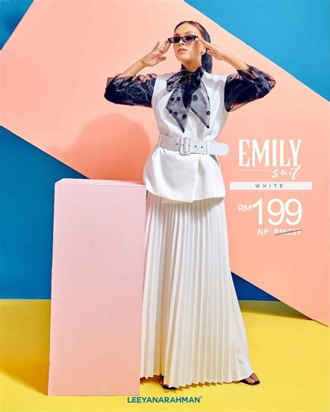 Emily Suit In White By Leeyanarahman Womens Fashion Dresses And Sets