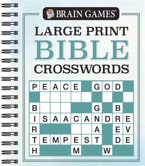 Brain Games Large Print Bible Crosswords Spiral Bound In 2021