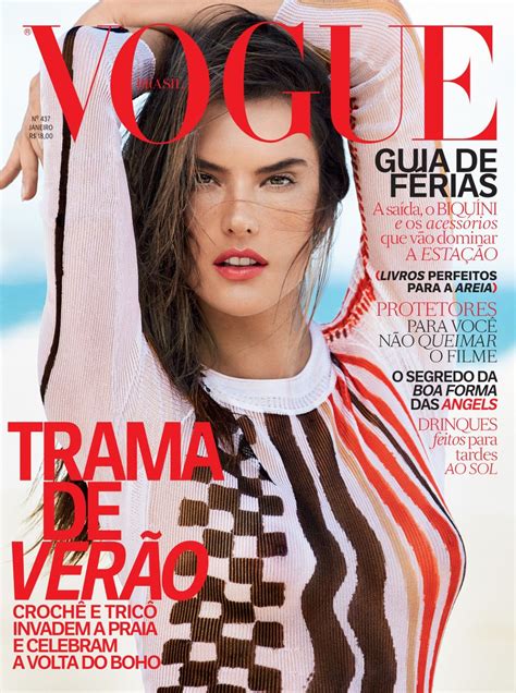 Alessandra Ambrosio In Vogue Magazine Brazil January 2015 Issue Hawtcelebs