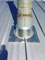 Photos of Wood Stove Roof Flashing