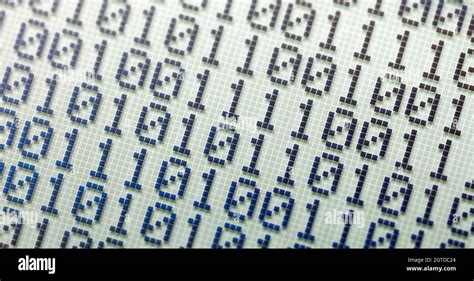 Binary Number System Hi Res Stock Photography And Images Alamy