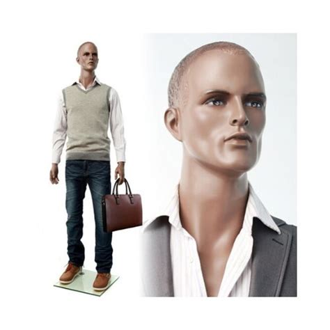 Adult Male Realistic Fiberglass Fleshtone Mannequin Head Etsy