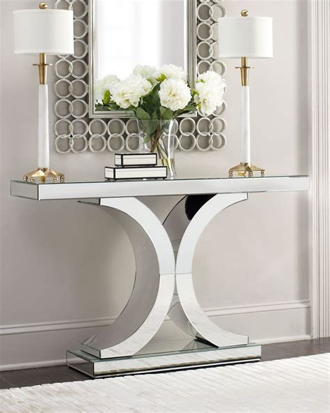 Living Room Console Table With Mirror ~ Mirrored Furniture Factory