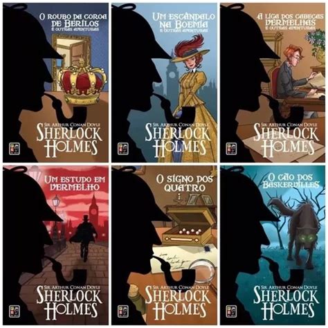Coleção Sherlock Holmes Box C Livros Promoção Parcelamento sem juros