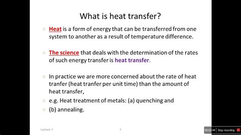 Moodle Label Introduction To Heat Transfer Youtube