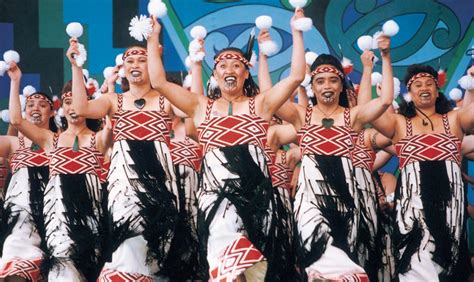 Maori Culture Group Of People Dancing Hoomana Spa Maui