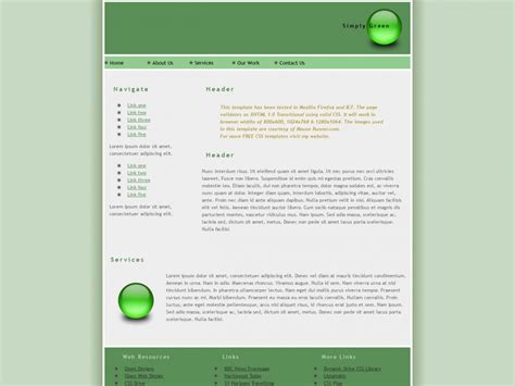 Plantillas HTML Gratis Para Descargar Simply Green Plantillas HTML Gratuitas