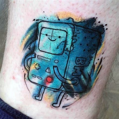 60 Adventure Time Tattoo Designs For Men Animated Ink Ideas