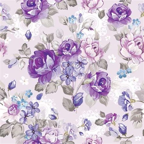 015 Floral Print Purple With Images Floral Pattern Vector Floral