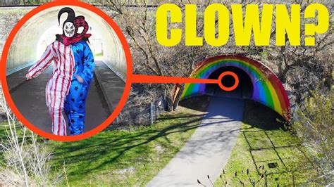 You Wont Believe What My Drone Caught On Camera Inside Clown Tunnel