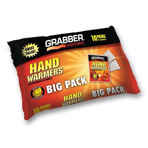 Grabber Air Activated Hand Warmers 10 Pair Value Pack
