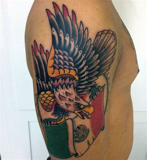 50 Mexican Eagle Tattoo Designs For Men Manly Ink Ideas Eagle