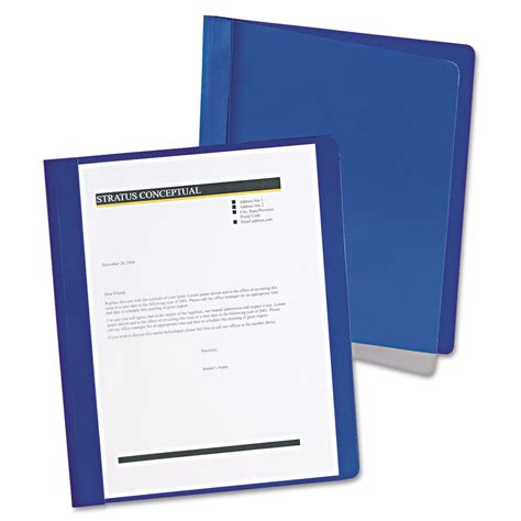 Extra Wide Clear Front Report Covers By Oxford™ Oxf5354023x