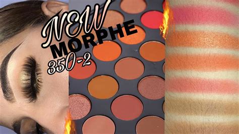 New 35o2 Morphe Nature Eyeshadow Palette Sahony Bourdier Youtube