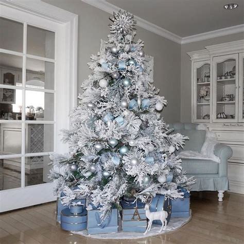Arbol De Navidad Blanco Como Decorar Un árbol De Navidad Blanco