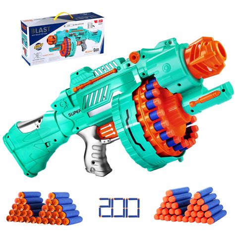 Buy Toy Automatic Electric Toy Foam Blasters And S With 200 Foam Bullets